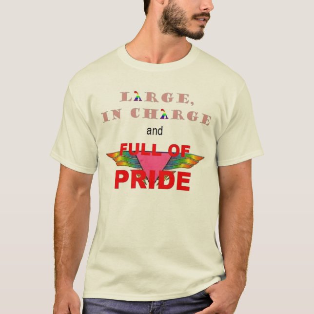 T-shirt Cheio do orgulho (Frente)