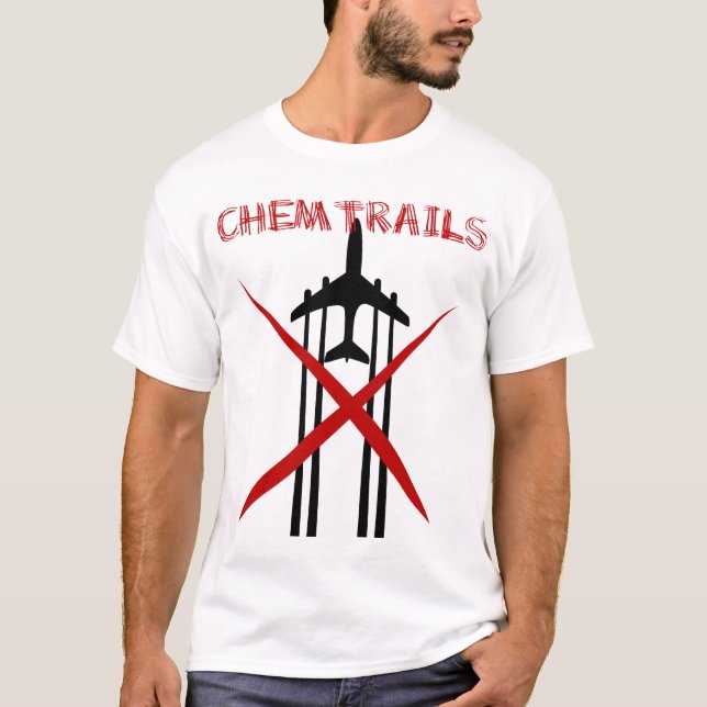 T-shirt Chemtrails é tshirt errado (Frente)