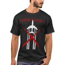 Chemtrails é tshirt escuro errado