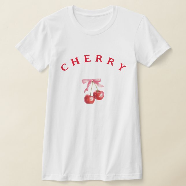 t-shirt "Cherry" minimaliste femme (Postura )
