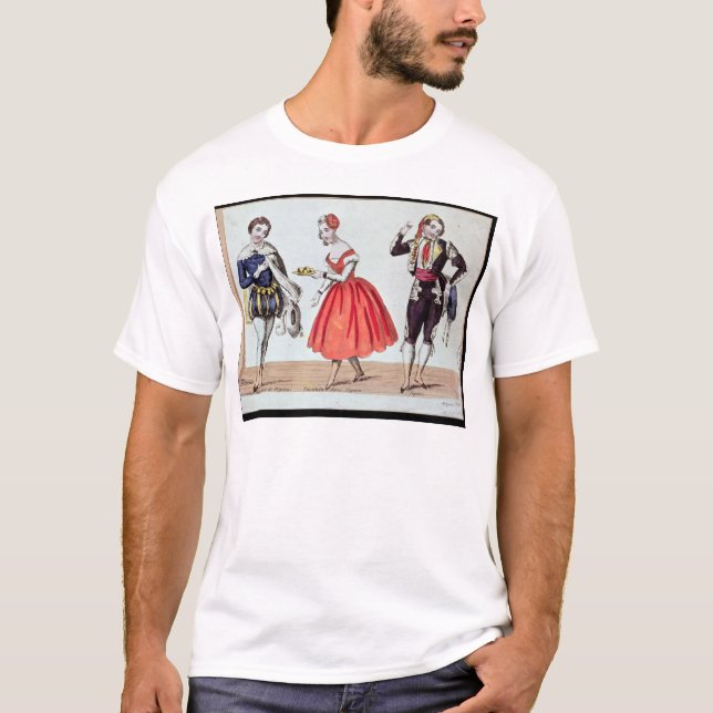 T-shirt Cherubino, Fanchette e Figaro (Frente)