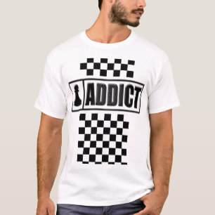 T-shirt ChessAddict w/board