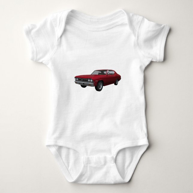 T-shirt Chevelle 1968 SS: Os doces Apple terminam (Frente)