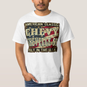 T-shirt Chevy Chevelle SS - carro clássico construído no