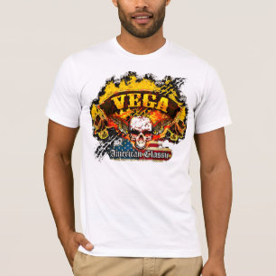 T-shirt Chevy Vega - crânio da bandeira da neutralizaçã