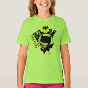 T-shirt Chibi Batman Escalando A Cidade