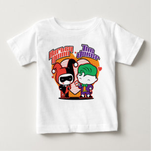 T-shirt Chibi Harley Quinn & Chibi Joker Hearts