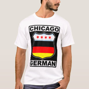 T-shirt Chicago Alemão Americano