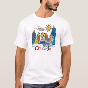 T-shirt Chicago Kids Skyline