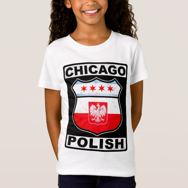 T-shirt Chicago Polonês Americano (Frente)