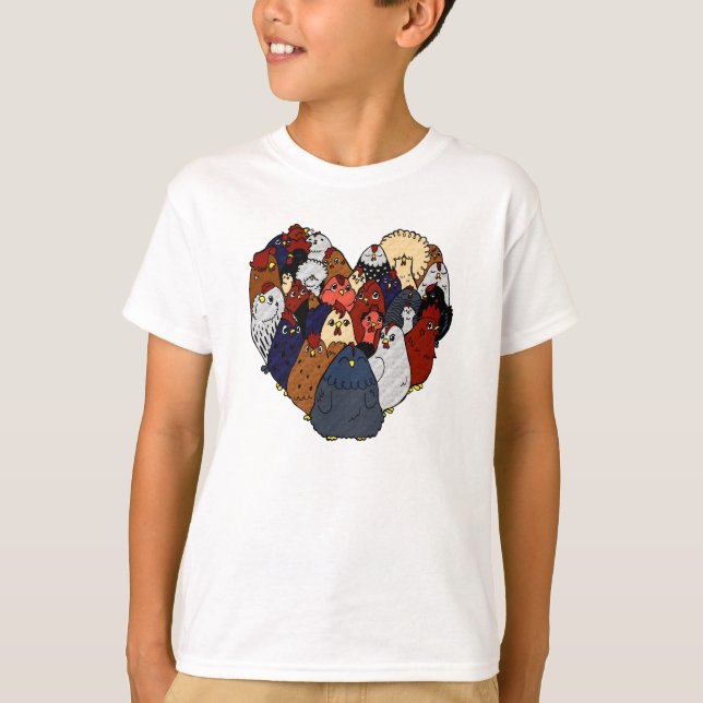 T-shirt Chicken Love (Frente)