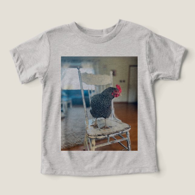 T-Shirt Chicken on a Chair (Design frontal)