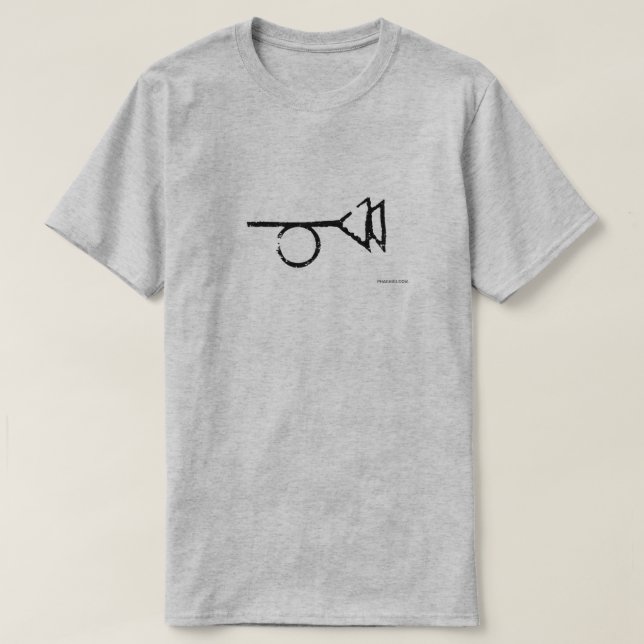 T-SHIRT CHIFRE DE TRYSTERO MUTTED (Frente do Design)