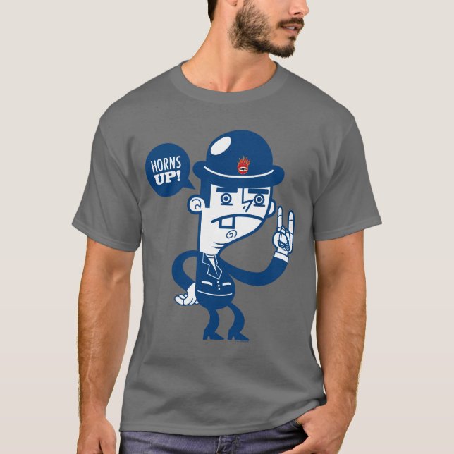 T-shirt Chifres acima! (Frente)