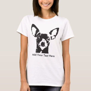 T-shirt Chihuahua adicione seu texto