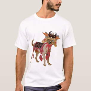 T-shirt Chihuahua do samurai