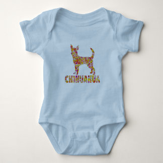 T-shirt Chihuahua floral