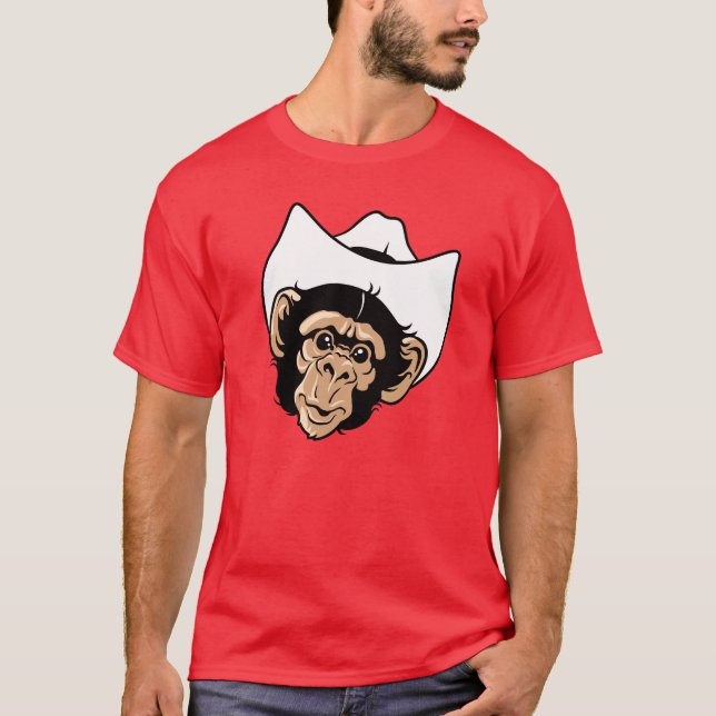 T-shirt Chimpanzé do uísque (Frente)