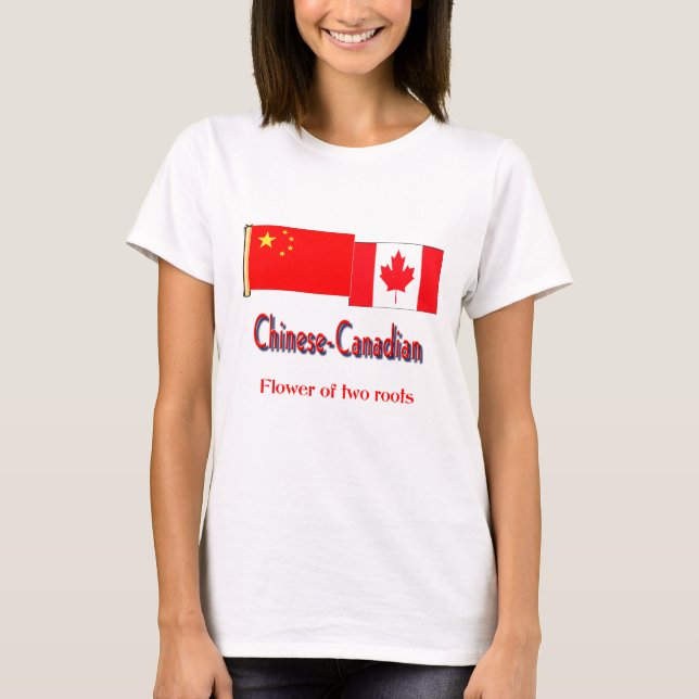 T-shirt Chinês-canadense (Frente)
