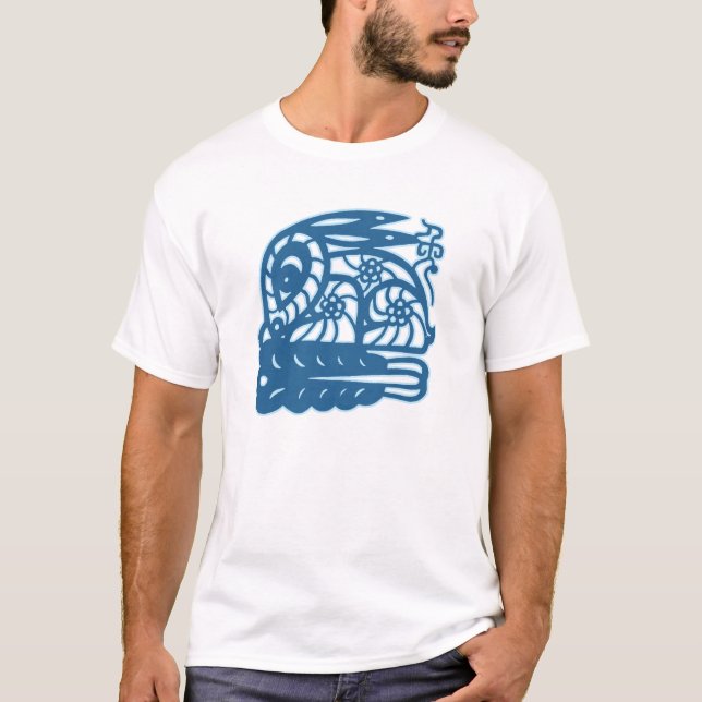 T-shirt chinês do coelho do zodíaco (Frente)