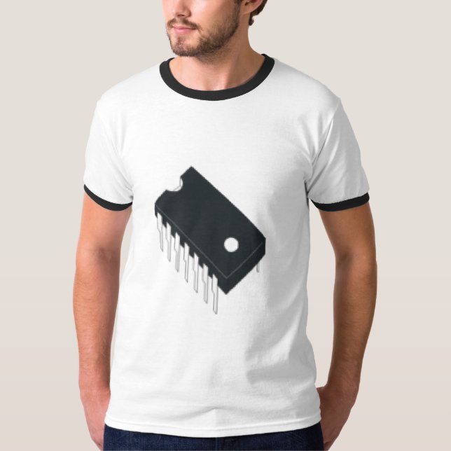 T-SHIRT CHIP DE COMPUTADOR DA MODIFICAÇÃO (Frente)