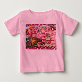 T-shirt "Chip visita o mundo da hortelã-pimenta da Srta. E