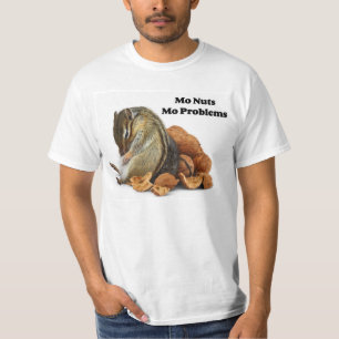 T-shirt Chipmunk dos problemas do Mo dos loucos do Mo