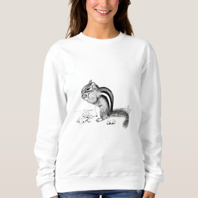 T-shirt Chipmunk e Acorns (Frente)