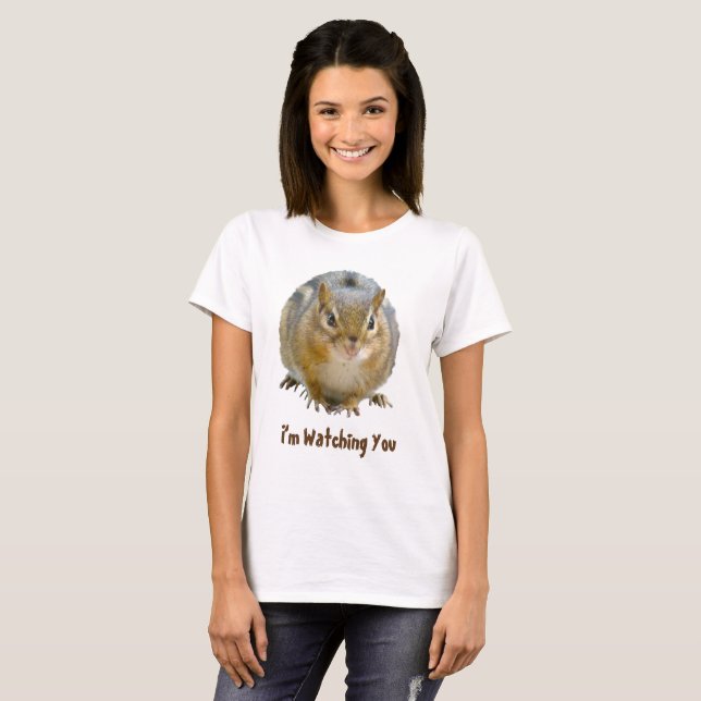 T-shirt Chipset bonito olhando para você (Frente Completa)