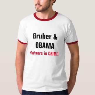 T-shirt CHIQUE T-SHIRT_ "Gruber & OBAMA "