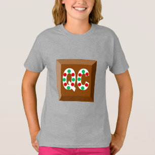 T-Shirt CHOCOLATE Básico para raparigas QUEBEC