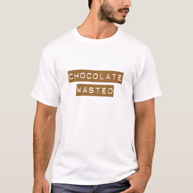 T-shirt Chocolate Desperdiçado (Frente)
