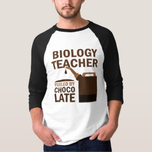 T-shirt Chocolate (engraçado) do professor de biologia
