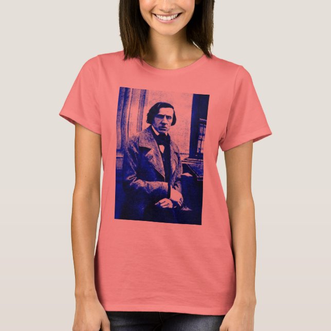 T-shirt Chopin Azul (Frente)