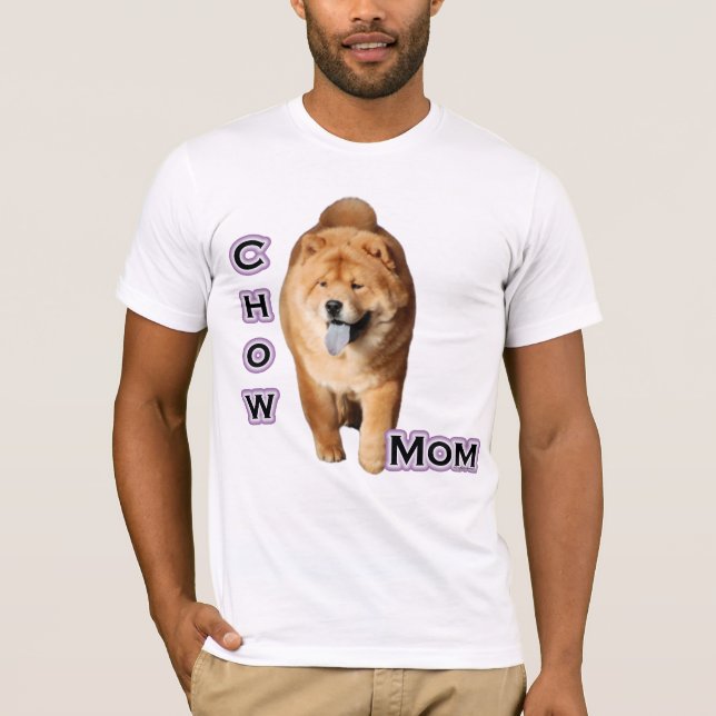 T-shirt Chow Chow Mãe 4 (Frente)