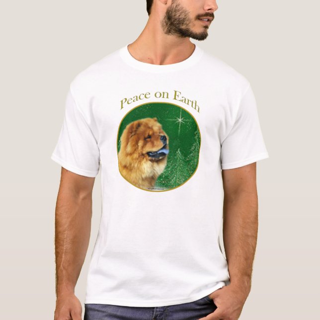 T-shirt Chow Chow Peace (Frente)