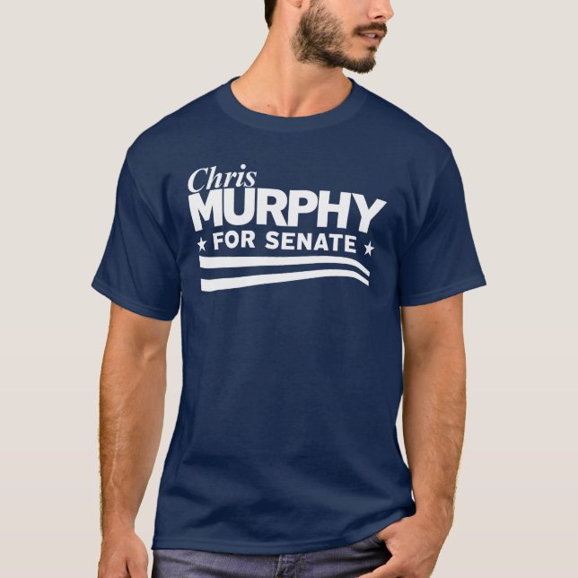 T-shirt Chris Murphy para o Senado (Frente)