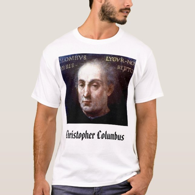 T-shirt ChristopherColumbus, Cristóvão Colombo (Frente)