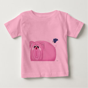 T-shirt Chumley De Leitão Bonito E Amigos Bonitos