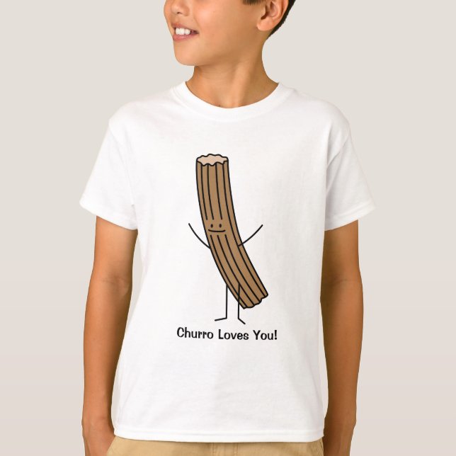 T-shirt Churro ama-o! (Frente)