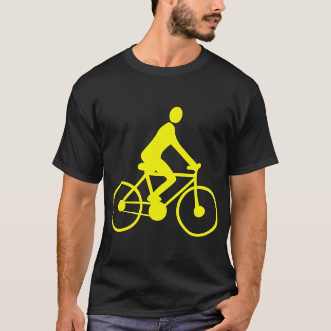 T-shirt Ciclismo - Amarelo (Frente)