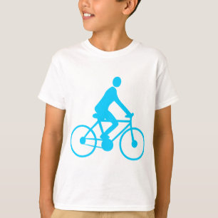 T-shirt Ciclo - Azul-Céu