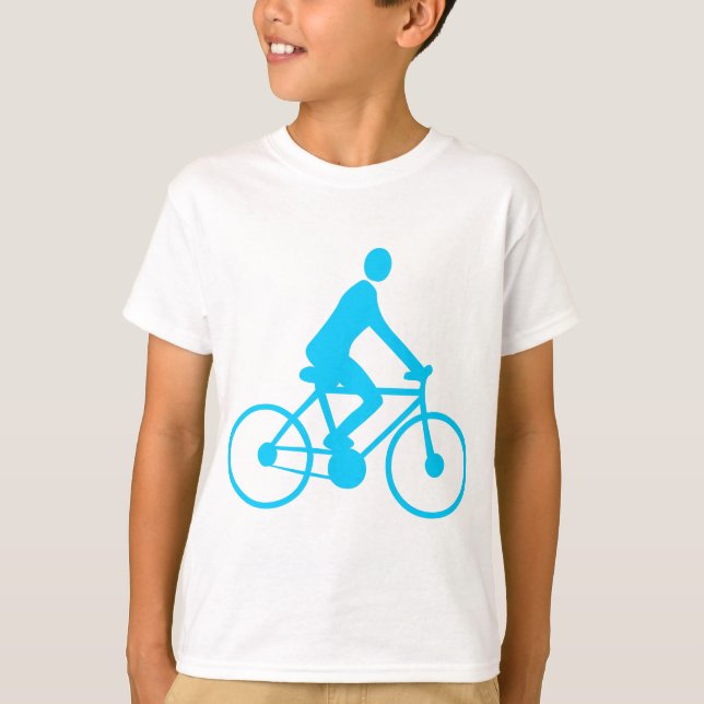 T-shirt Ciclo - Azul-Céu (Frente)