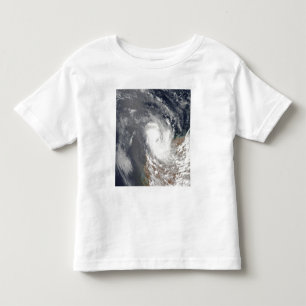 T-shirt Ciclone Dominic fora da costa de Austra ocidental