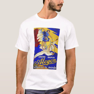 T-shirt Ciclos Alcyon - Arte Bicicleta Vintage