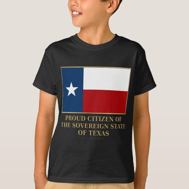 T-shirt Cidadão orgulhoso de Texas (Frente)