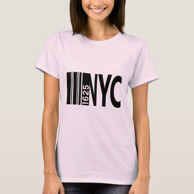 T-shirt Cidade de Nova York - 1625 Círculo Flowy Top. (Frente)