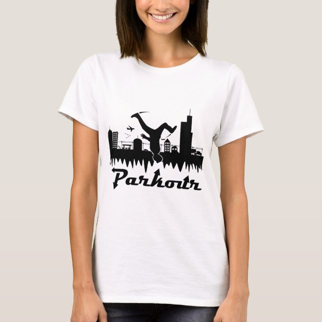 T-shirt Cidade de Parkour (Frente)
