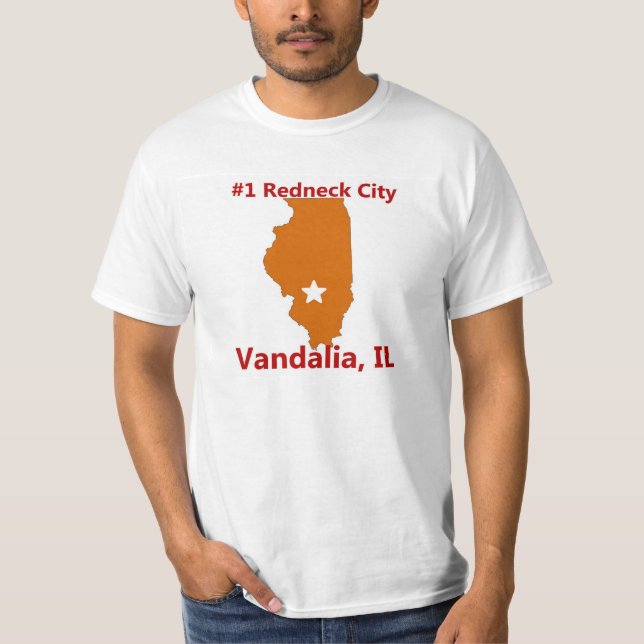T-shirt Cidade do campónio de Vandalia #1 no Tshirt dos (Frente)