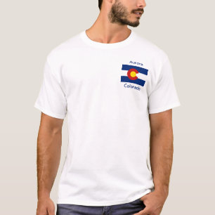 T-Shirt Cidade do Mapa do Colorado